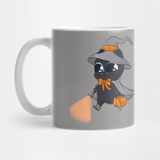 Forest Trail Mage Cat Mug